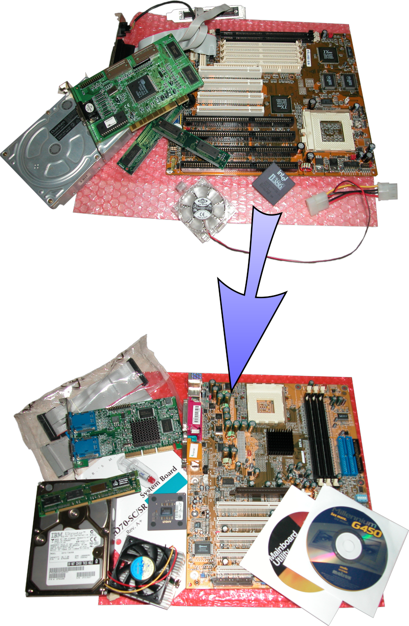 Upgrade von einem i386 auf ein AMD Athlon (in 2003)