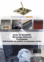 Plaquette Industrie : Matières imprimables
